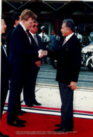 Bezoek Kroonprins Willem-Alexander Maart 1996 + Viering 18 maart 1996 - Beeldcollectie Gabinete Henny Eman II, no. 0839