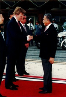 Bezoek Kroonprins Willem-Alexander Maart 1996 + Viering 18 maart 1996 - Beeldcollectie Gabinete Henny Eman II, no. 0922