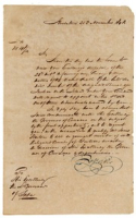 No. 148/21 Letter to the Lt. Governor of Saba (25th November 1848)