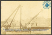 Havenwerkzaamheden. Foto Soublette et Fils, Curaçao (ca. 1900-1920), Array
