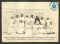 Strohoedenvlechtsters, Santa Rosa, Curaçao. Foto Soublette et Fils, Curaçao (ca. 1900-1920), Array