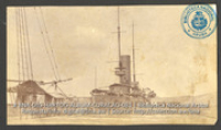 Nederlands pantserschip Hr. Ms. Kortenaer aan het kolen laden. Foto Soublette et Fils, Curaçao (1914), Array