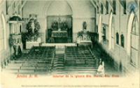 Aruba A.H. Interior de la iglesia Sta. Maria, Sta. Cruz., Array