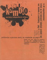 Kambio (Augustus 1967), Redakshon Kambio