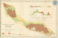 Geologische Karte von Curaçao (1888) - Martin, Martin, Karl