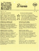 Diario LAGO (Thursday, August 12, 1971), Lago Oil and Transport Co. Ltd.