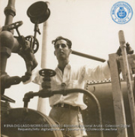 George Nobrega, 28, native of Surinam, Levelman on Light Ends Unit (#4690, Lago , Aruba, April-May 1944), Morris, Nelson