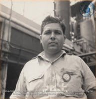 Marcus A. Petrocchi, native Aruban. Job: Fireman on Pressure Stills (#4786, Lago , Aruba, April-May 1944), Morris, Nelson