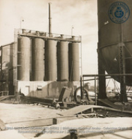 Absorption and drying towers in Acid Plant (#4962, Lago , Aruba, April-May 1944), Morris, Nelson