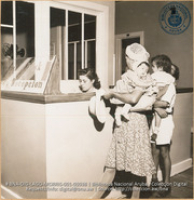 At Reception Desk - Lago Hospital (#5038, Lago , Aruba, April-May 1944), Morris, Nelson