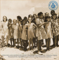 Portrait of Aruban Parochial School children (#5399, Lago , Aruba, April-May 1944), Morris, Nelson
