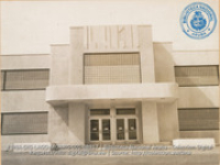Entrance of general office building at Lago (#8917, Lago , Aruba, April-May 1944), Morris, Nelson