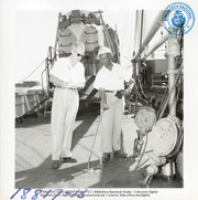 Help us describe this picture! (Human Interest / People at Work, LAGO, ca. 1959), Lago Oil and Transport Co. Ltd.