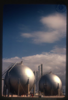 Help us describe this picture! (Refinery Scenes and Plumbing II, Lago, ca. 1982), Lago Oil and Transport Co. Ltd.