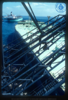 Help us describe this picture! (Ships and Crude Unloading III, Lago, ca. 1982), Lago Oil and Transport Co. Ltd.