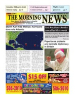 The Morning News (September 16, 2010), The Morning News