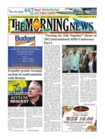 The Morning News (August 17, 2012), The Morning News