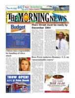 The Morning News (October 17, 2012), The Morning News