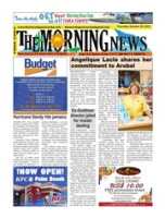 The Morning News (October 25, 2012), The Morning News