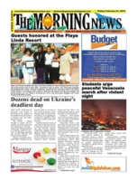 The Morning News (February 21, 2014), The Morning News