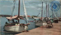 Harbour scene (Postcard, ca. 1962)