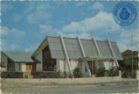 Jewish Synagogue 'Beth Israel' in Oranjestad, Aruba (Postcard, ca. 1965)