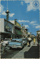 Mainstreet, Oranjestad, Aruba, Netherlands Antilles (Postcard, ca. 1966)