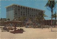 Aruba Sheraton Hotel & Casino, magnificient beach and quiet luxury (Postcard, ca. 1970)