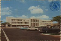 New Government Office, Oranjestad. Landskantoor (Postcard, ca. 1972)