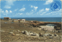 Aruba's famous and unique Natural Bridge (Postcard, ca. 1980-1986)