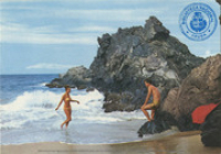 Beach at Andicuri, Aruba (Postcard, ca. 1980-1986)