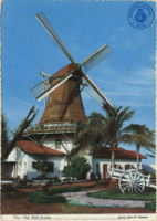 The Old Mill - Aruba (Postcard, ca. 1980-1986) Photo Hans W. Hannau. The 