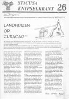 Sticusa Knipselkrant no. 26 (Februari 1984), Stichting voor Culturele Samenwerking (STICUSA)