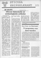 Sticusa Knipselkrant no. 121 (April 1986), Stichting voor Culturele Samenwerking (STICUSA)