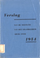 Verslag van de Toestand van het Eilandgebied Aruba over 1954, Eilandgebied Aruba