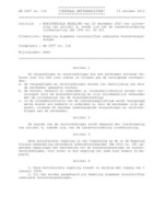 04.06AB07.114 Regeling algemene voorschriften onbelaste kostenvergoedingen, DWJZ - Directie Wetgeving en Juridische Zaken