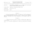 04.06AB12.043 Regeling inkomstenbelastingtabel 2013, DWJZ - Directie Wetgeving en Juridische Zaken