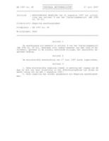05.03AB97.048 Regeling waarborgsommen, DWJZ - Directie Wetgeving en Juridische Zaken