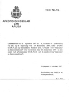 Afkondigingsblad van Aruba 1987 no. 94, DWJZ - Directie Wetgeving en Juridische Zaken