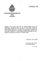 Afkondigingsblad van Aruba 1988 no. 46, DWJZ - Directie Wetgeving en Juridische Zaken