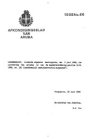 Afkondigingsblad van Aruba 1988 no. 66, DWJZ - Directie Wetgeving en Juridische Zaken