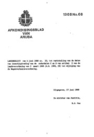 Afkondigingsblad van Aruba 1988 no. 68, DWJZ - Directie Wetgeving en Juridische Zaken