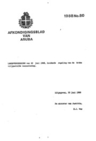 Afkondigingsblad van Aruba 1988 no. 80, DWJZ - Directie Wetgeving en Juridische Zaken