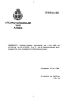 Afkondigingsblad van Aruba 1988 no. 88, DWJZ - Directie Wetgeving en Juridische Zaken