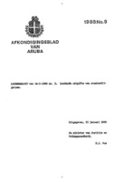 Afkondigingsblad van Aruba 1988 no. 9, DWJZ - Directie Wetgeving en Juridische Zaken