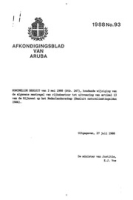 Afkondigingsblad van Aruba 1988 no. 93, DWJZ - Directie Wetgeving en Juridische Zaken