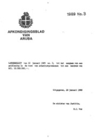 Afkondigingsblad van Aruba 1989 no. 3, DWJZ - Directie Wetgeving en Juridische Zaken