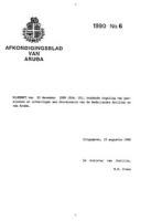 Afkondigingsblad van Aruba 1990 no. 6, DWJZ - Directie Wetgeving en Juridische Zaken