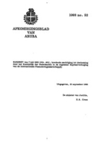 Afkondigingsblad van Aruba 1993 no. 52, DWJZ - Directie Wetgeving en Juridische Zaken