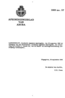 Afkondigingsblad van Aruba 1993 no. 57, DWJZ - Directie Wetgeving en Juridische Zaken